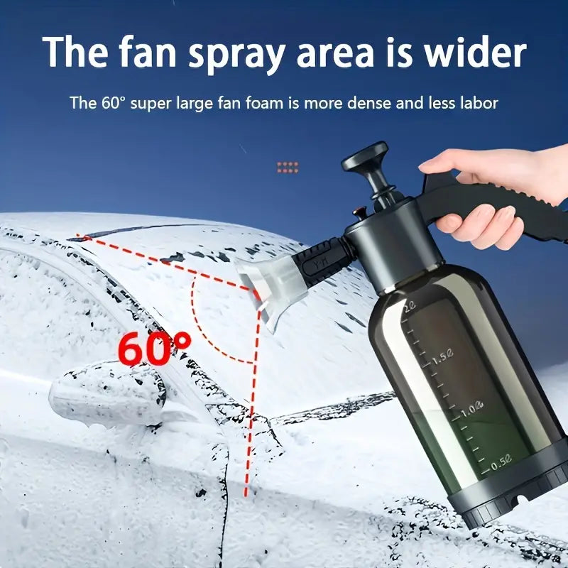 Pump Foam Sprayer, 0.5 Gallon Car Wash Sprayer