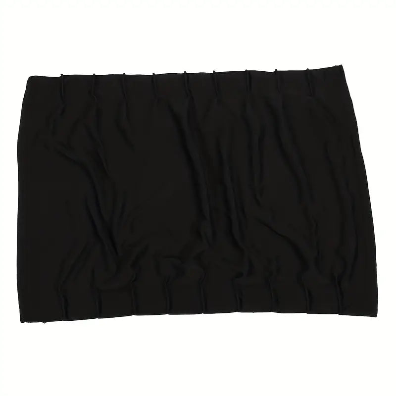 2pcs Universal Car Sun Shade Side Window Curtain Auto Foldable Uv Protection