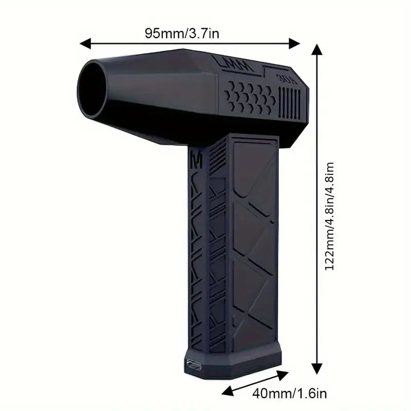 Mini Turbo Violent Jet Fan 130000RPM 52m/s Powerful Fan 3000mAh Wireless Mini Jet Fan f753b48e-4a72-11ef-8313-0a580a661a02
