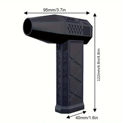 Mini Turbo Violent Jet Fan 130000RPM 52m/s Powerful Fan 3000mAh Wireless Mini Jet Fan f753b48e-4a72-11ef-8313-0a580a661a02