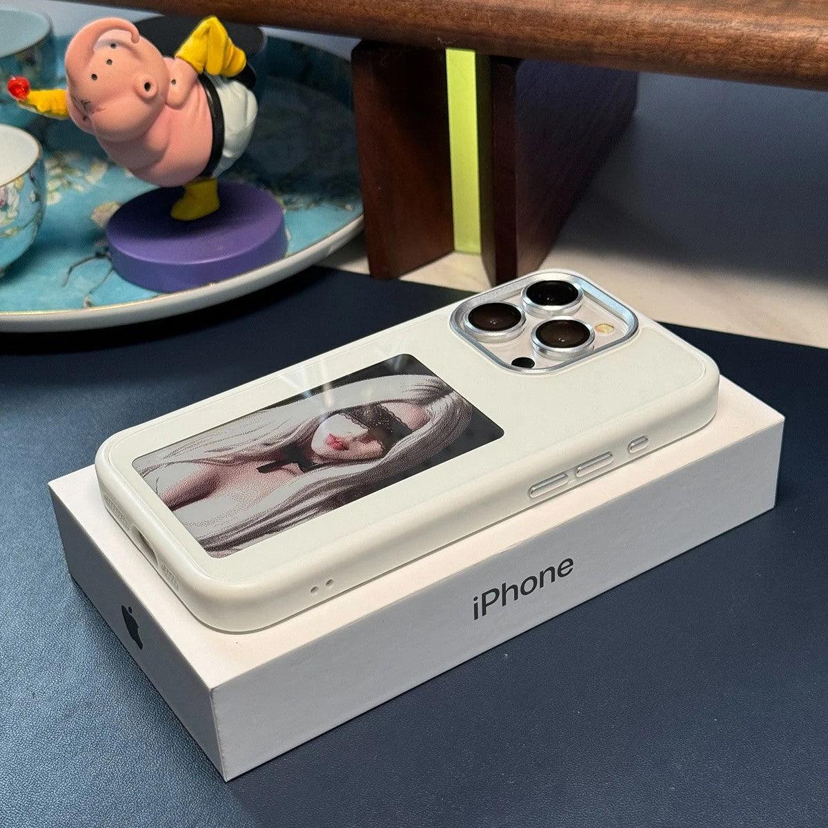 HIGH-END SCREEN PROJECTION CASE White iPhone 13 high-end-screen-projection-case-auto-parts-14
