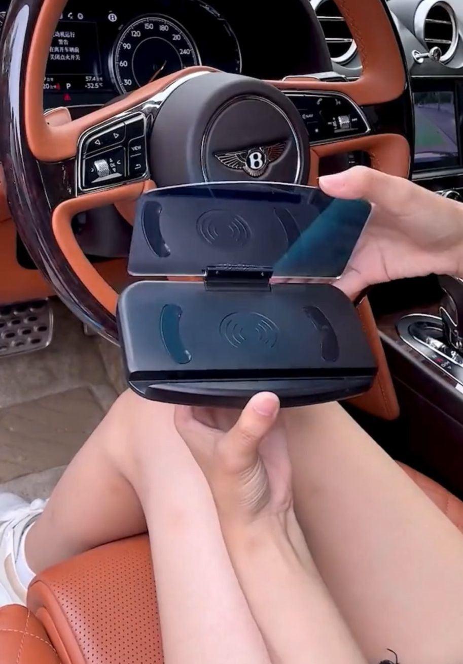 HUD Car Display + Phone Charger Car Navigator Wireless Charging hud-car-display-phone-charger-car-navigator-wireless-charging-auto-parts-1