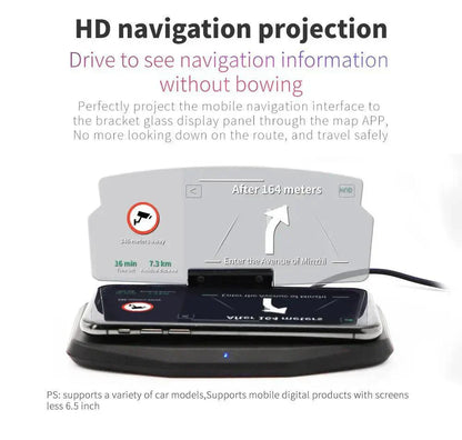 HUD Car Display + Phone Charger Car Navigator Wireless Charging hud-car-display-phone-charger-car-navigator-wireless-charging-auto-parts-8