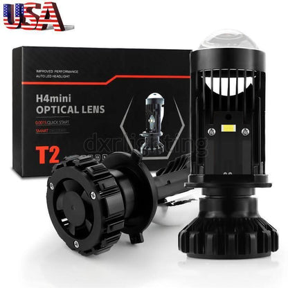 LHD & RHD H4 Bi-LED Mini Projector Lens 100W 20000LM Bulbs Headlight Hi/Lo 6000K lhd-and-rhd-h4-bi-led-mini-projector-lens-100w-20000lm-bulbs-headlight-hilo-6000k-auto-parts-1