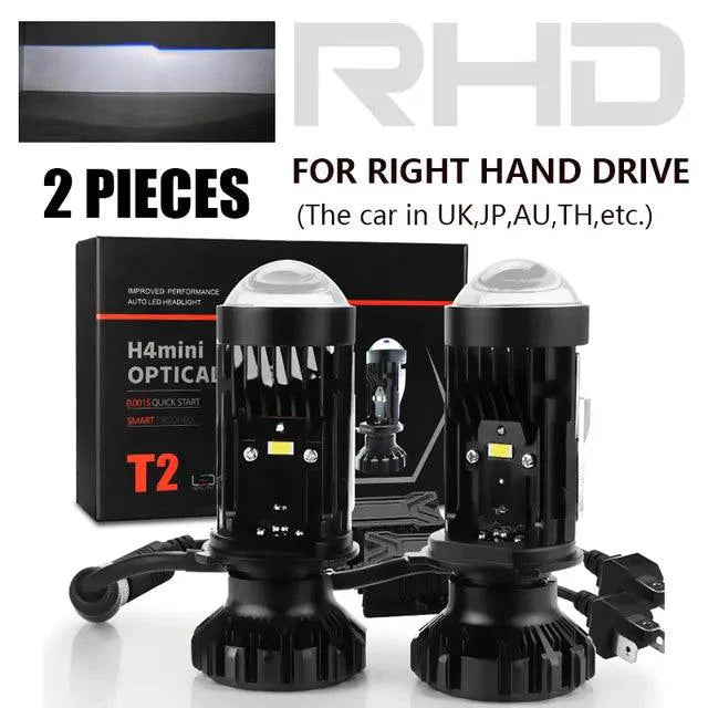 LHD & RHD H4 Bi-LED Mini Projector Lens 100W 20000LM Bulbs Headlight Hi/Lo 6000K - Auto Parts England Auto Parts www.cars4part.com United Kingdom SD03300355577874-2 80.00