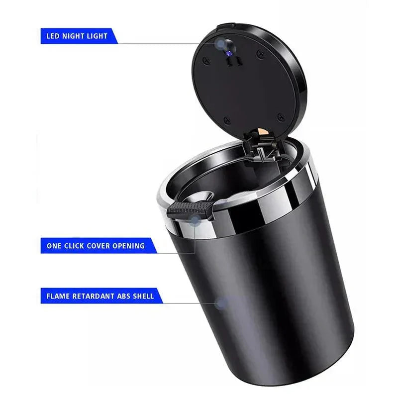 Logo Cigarettes Ashtray Cup With Light