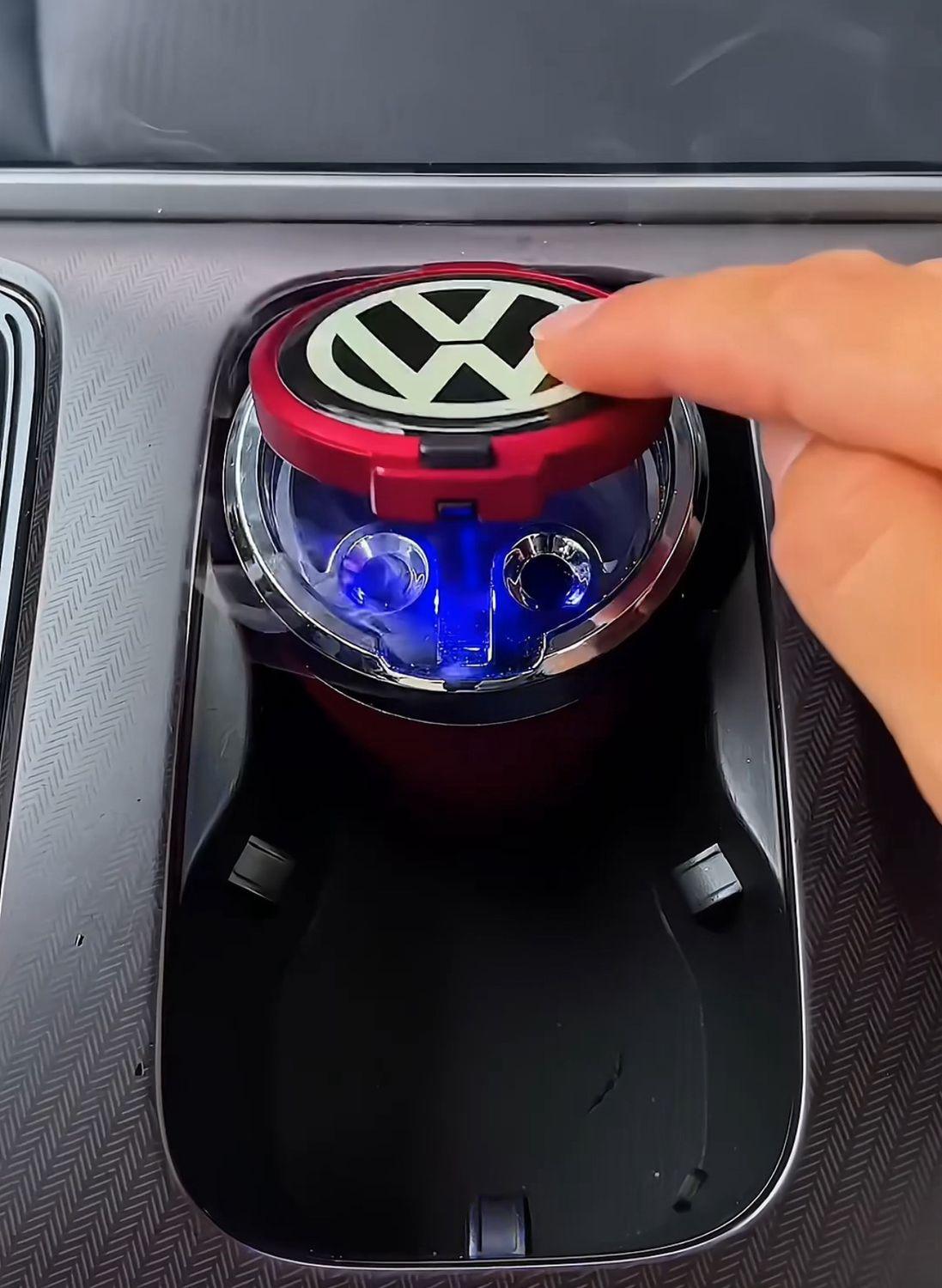 Logo Cigarettes Ashtray Cup With Light