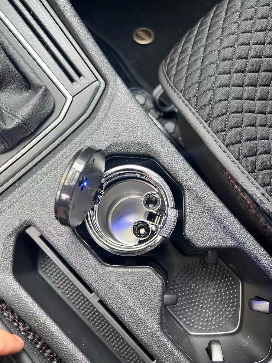 Logo Cigarettes Ashtray Cup With Light