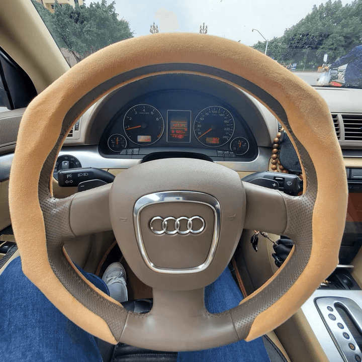 New High Quality Car Suede Steering Wheel Cover Universal - Auto Parts England Auto Parts www.cars4part.com United Kingdom SD05130307167008-1 34.00