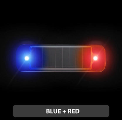 Night Riding Car Flash Warning Solar Light Universal Red + Blue night-riding-car-flash-warning-solar-light-universal-auto-parts-6