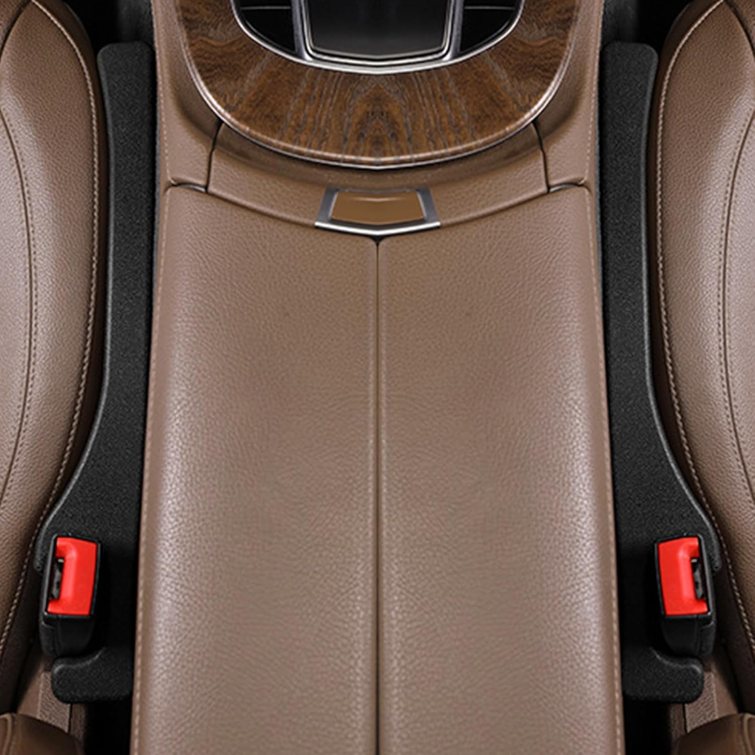 2-Pack Car Seat Gap Filler - Universal Fit PU Leather Crevice Blocker product_image_7