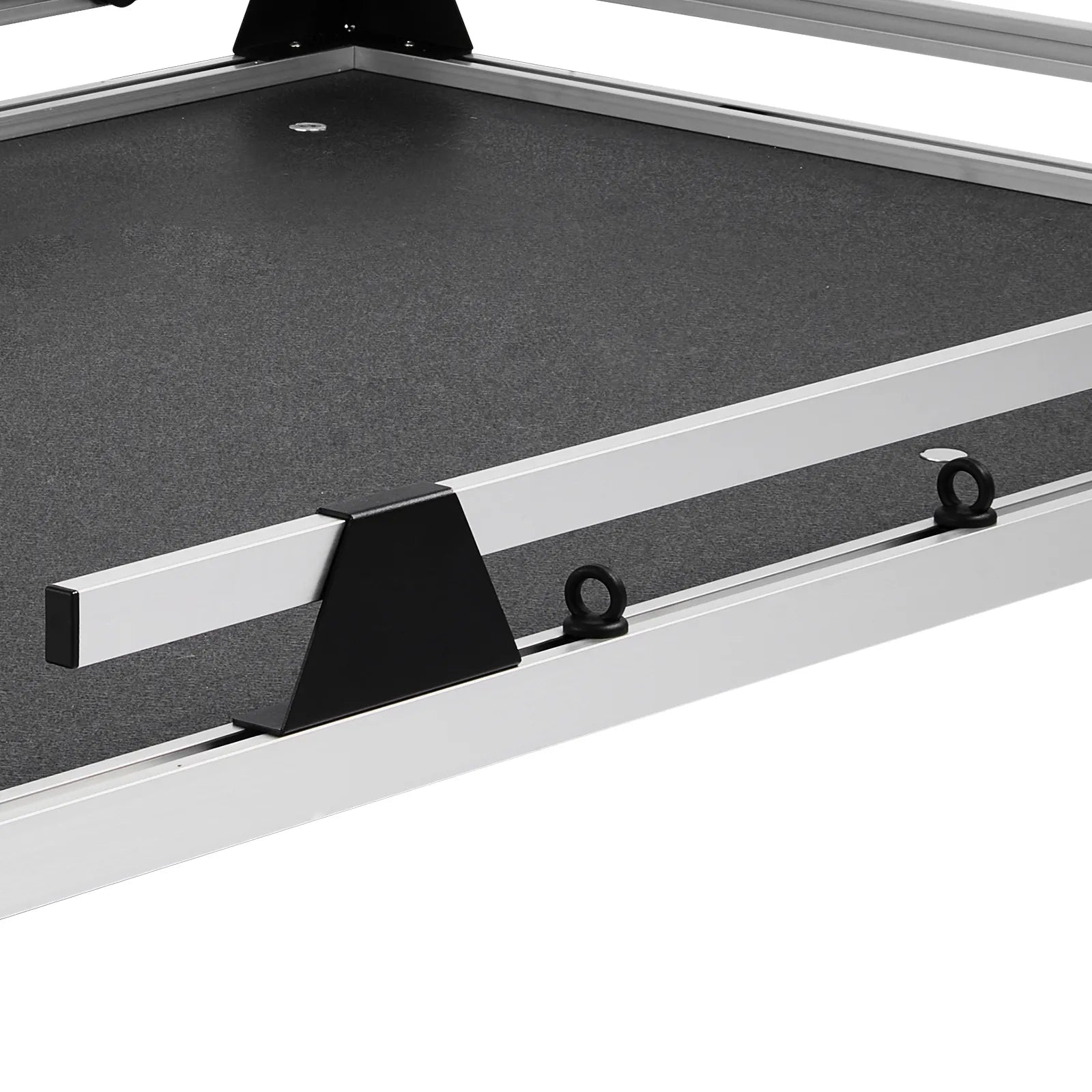 Sliding Truck Bed Organizer, 58 x 41 Inch Heavy-Duty Truck Bed Storage Drawer with 1000 lbs Capacity, 6 Movable Rings for Cargo Securing, 2-Position Slide-Out Tray for Pickup Trucks