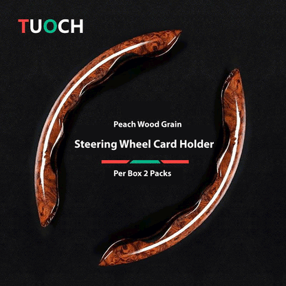 Steering Wheel Cover High-end Luxury Peach Wood Grain Steering Wheel Cover steering-wheel-cover-high-end-luxury-peach-wood-grain-steering-wheel-cover-auto-parts-1