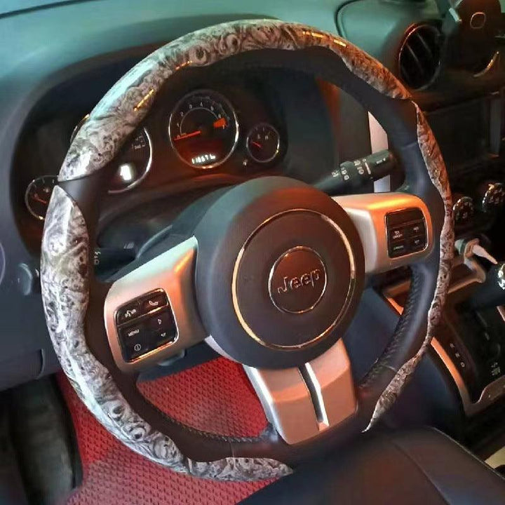 Steering Wheel Cover High-end Luxury Peach Wood Grain Steering Wheel Cover - Auto Parts England Auto Parts www.cars4part.com United Kingdom SD03222346109716-3 15.58