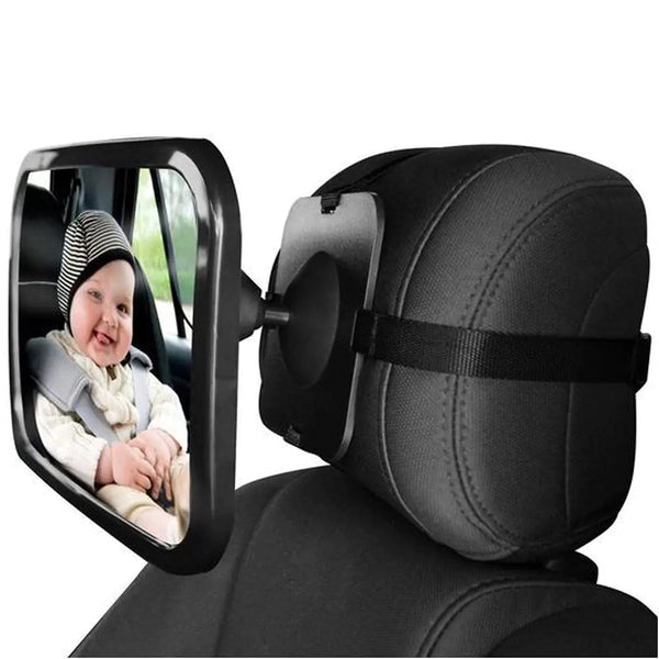 Safety Baby Car Mirror - Shatterproof Rear Facing View Default toQxF8Xa9ORrzWYa