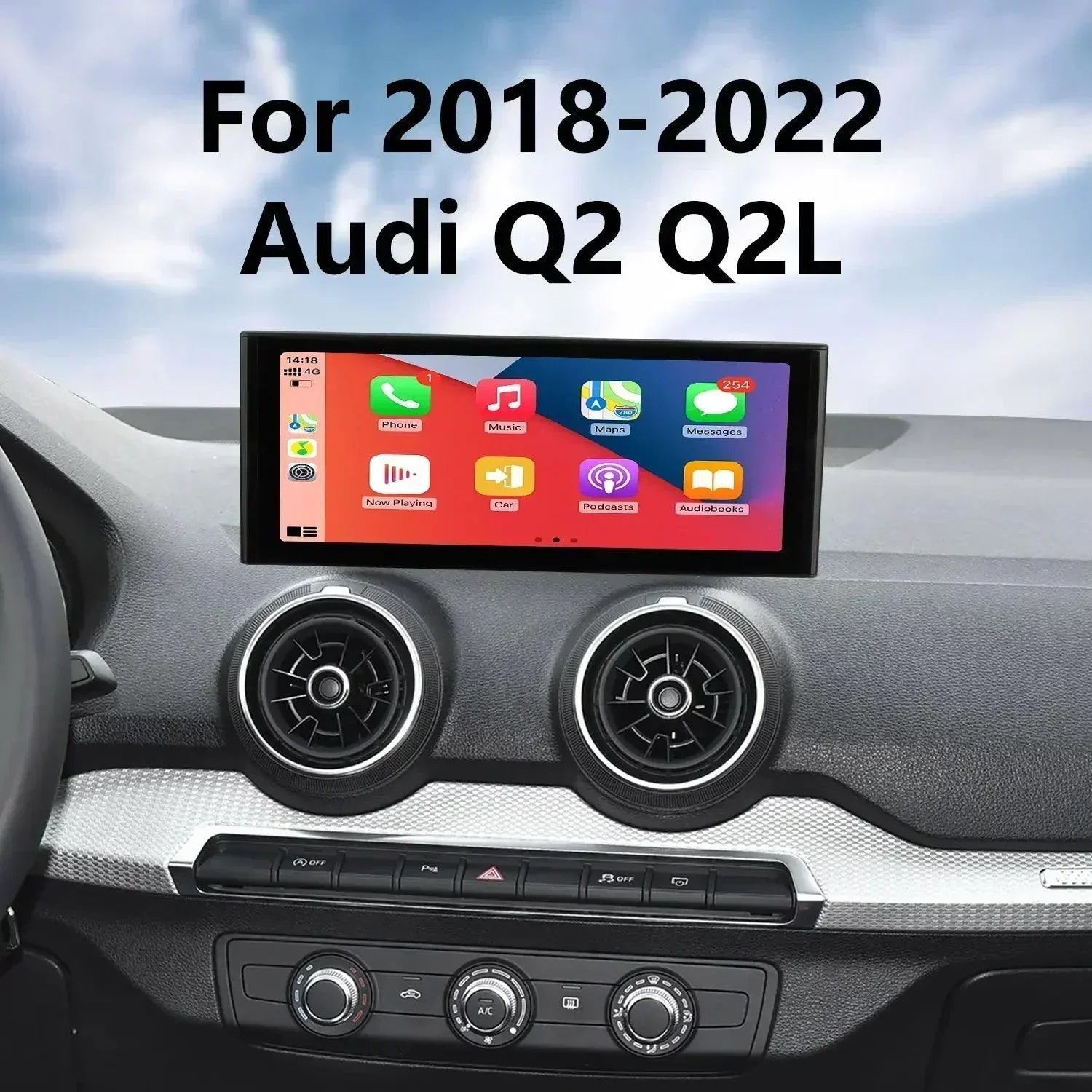 Touchscreen Android 10.25" head unit - Auto Parts England Auto Parts www.cars4part.com United Kingdom for Audi 2018-2022 Audi Q2 Q2L 350.00