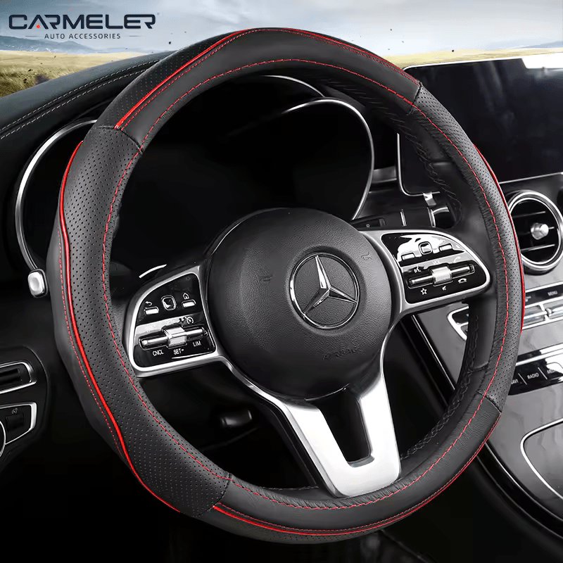 Universal Microfiber Leather Covers Breathable Anti-Slip Odorless Steering Wheel cover universal-microfiber-leather-covers-breathable-anti-slip-odorless-steering-wheel-cover-auto-parts-5