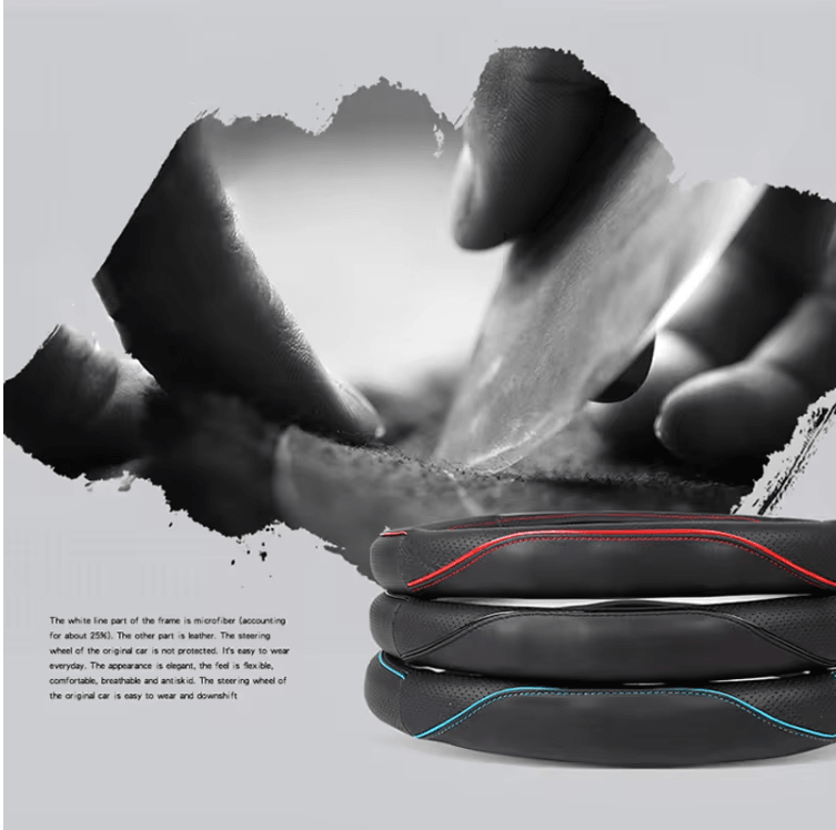 Universal Microfiber Leather Covers Breathable Anti-Slip Odorless Steering Wheel cover universal-microfiber-leather-covers-breathable-anti-slip-odorless-steering-wheel-cover-auto-parts-8