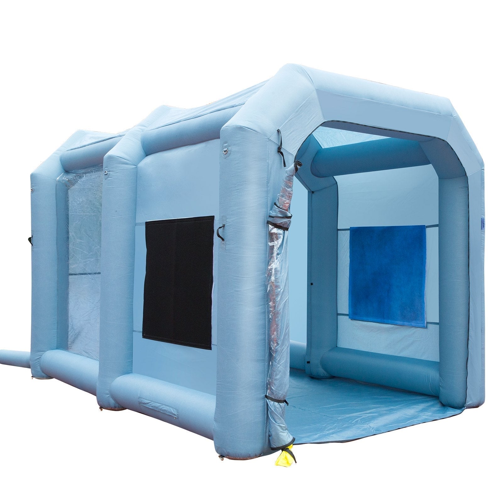 Inflatable Paint Booth, 13x10x9ft Inflatable Spray Booth, 950W High Powerful Blowers Spray Booth Tent