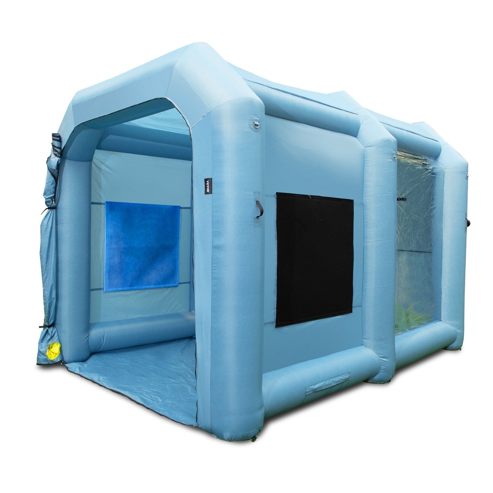 Inflatable Paint Booth, 13x10x9ft Inflatable Spray Booth, 950W High Powerful Blowers Spray Booth Tent