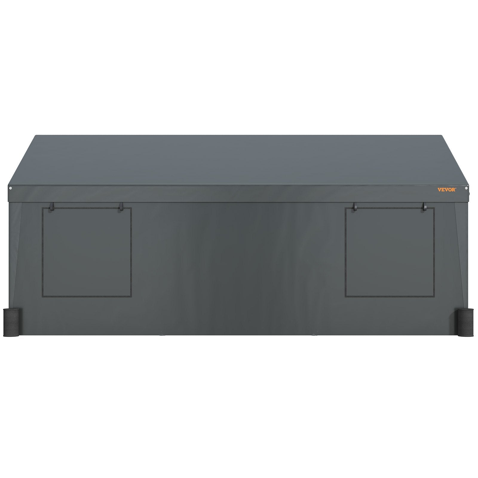 Heavy Duty 10x20ft Car Canopy, Outdoor Garage Shelter with Removable Sidewalls, Roll-up Ventilated Windows & Doors, UV Resistant Waterproof All-Season