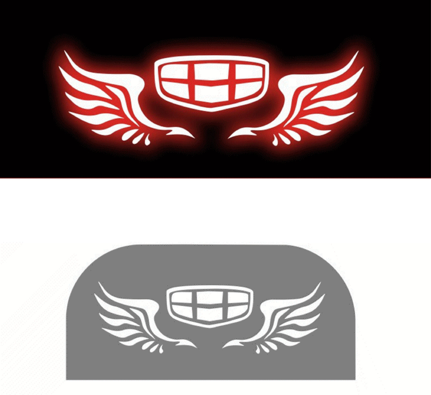 Devil Eyes Sticker high brake light High Quality Rear Tail Light Geely uyouopyi