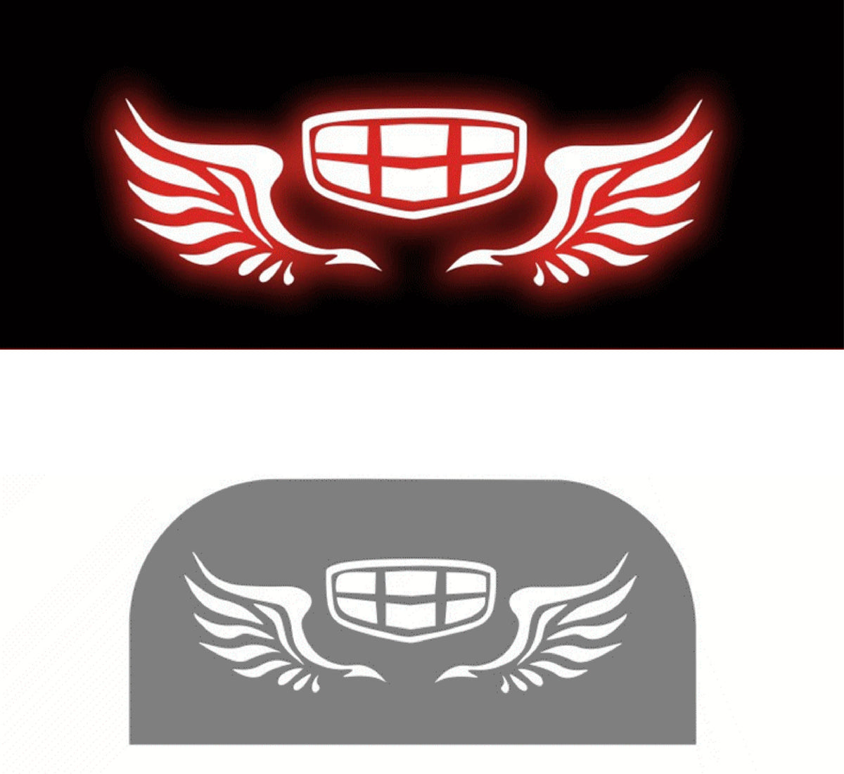 Devil Eyes Sticker high brake light High Quality Rear Tail Light Geely uyouopyi