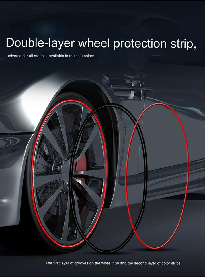 Wheel Hub Trim Strip Protection Ring Anti-collision Ring Double-layer Wheel Hub - Auto Parts England Auto Parts www.cars4part.com United Kingdom SD04061818025343-1 29.00