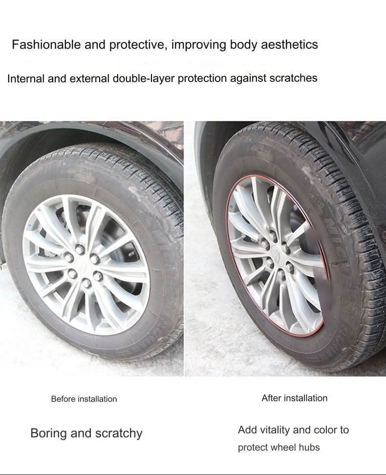 Wheel Hub Trim Strip Protection Ring Anti-collision Ring Double-layer Wheel Hub wheel-hub-trim-strip-protection-ring-anti-collision-ring-double-layer-wheel-hub-auto-parts-11