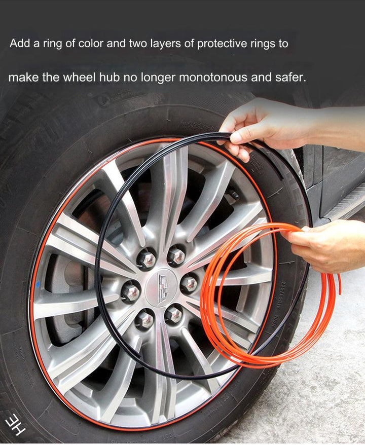 Wheel Hub Trim Strip Protection Ring Anti-collision Ring Double-layer Wheel Hub - Auto Parts England Auto Parts www.cars4part.com United Kingdom SD04061818025343-1 29.00