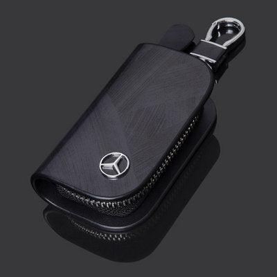 Wood Grain Leather Car Key Case wood-grain-leather-car-key-case-auto-parts-13