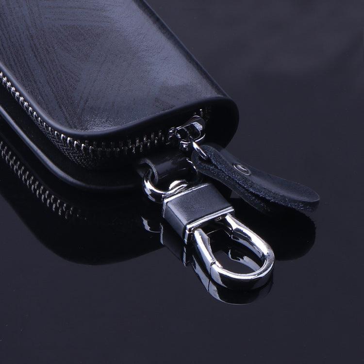 Wood Grain Leather Car Key Case wood-grain-leather-car-key-case-auto-parts-6