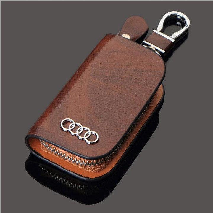 Wood Grain Leather Car Key Case - Auto Parts England Auto Parts www.cars4part.com United Kingdom SD04120344211190-1 15.00